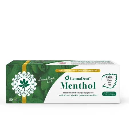 Gennadent Menthol, 50mililitri, Viva Natura