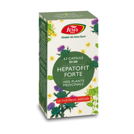 Hepatofit forte, 63 capsule, Fares