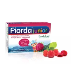Fiorda Junior cu aroma de zmeura, 15 comprimate, PlantExtrakt