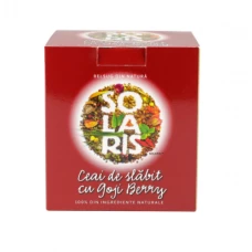 Ceai de slabit cu goji berry, 20 doze, Solaris