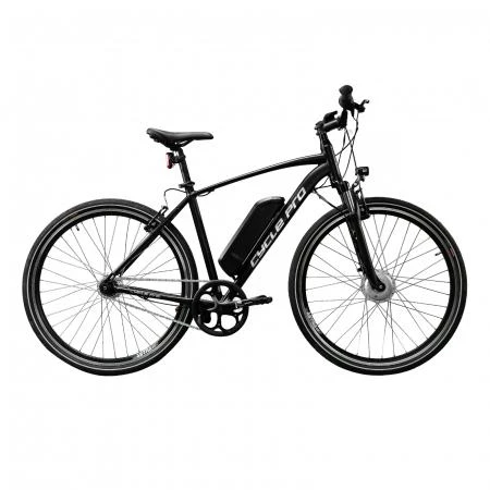 Bicicleta Electrica Cycle Pro 28173, roti 28 Inch, cadru XL, 7 viteze, Viteza maxima 25 km/h, motor 250W, Negru