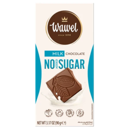 Ciocolata cu lapte fara zahar adaugat, 90g, Wawel