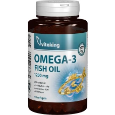 Omega 3 ulei de peste 1200 mg, 90 capsule, Vitaking