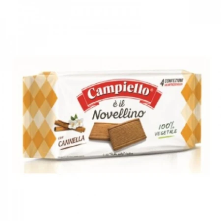 Biscuiti vegani cu scortisoara, 400g, Campiello