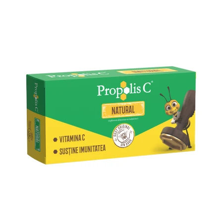Propolis C Natural 100mg, 30 comprimate, Fiterman