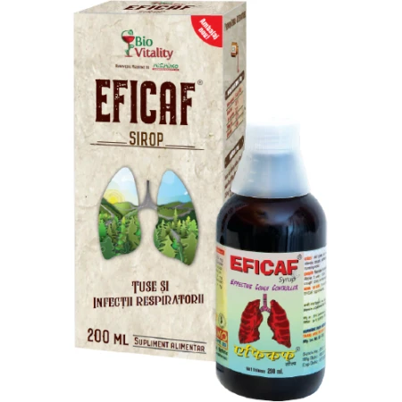Sirop eficaf R, 200mililitri,Bio Vitality