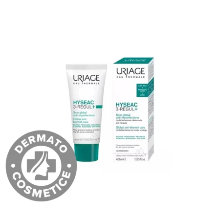 Crema anti-acnee Hyseac 3-Regul+, 40ml, Uriage