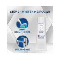Set 2x Paste de Dinti, Crest, Brilliance, Sistem Albire Dintilor in 2 Pasi, 178gr