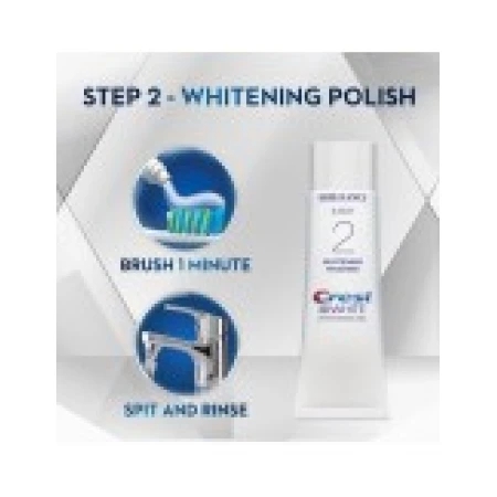 Set 2x Paste de Dinti, Crest, Brilliance, Sistem Albire Dintilor in 2 Pasi, 178gr