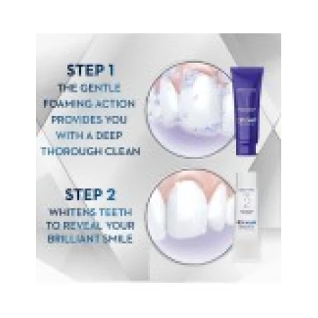 Set 2x Paste de Dinti, Crest, Brilliance, Sistem Albire Dintilor in 2 Pasi, 178gr