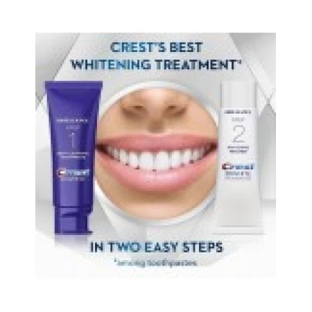 Set 2x Paste de Dinti, Crest, Brilliance, Sistem Albire Dintilor in 2 Pasi, 178gr