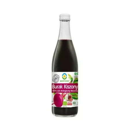 Suc de sfecla rosie lactofermentata bio 500ml Biofood