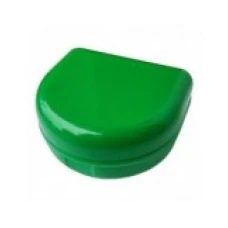 Cutie Depozitare, Zamo®, pentru Proteza, Aparat Dentar, Lucrari Dentare, Marime M, Culoare Verde