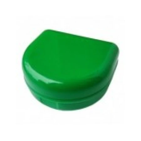 Cutie Depozitare, Zamo®, pentru Proteza, Aparat Dentar, Lucrari Dentare, Marime M, Culoare Verde