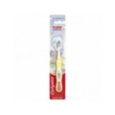 Periuta de Dinti Copii, Colgate, Baby, 0-2 ani, Extra-Soft, model Elefant, Culoare Galbena