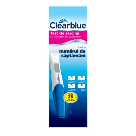 Test de sarcina digital cu indicator de saptamani, 1 bucata, Clearblue