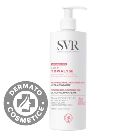 Crema emolienta Topialyse, 400ml, SVR