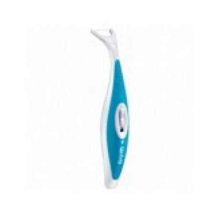 Dozator Ata Dentara, Gum, Flosbrush, Automatic, Cerata, cu Aroma de Menta, 250 utilizari, Albastru