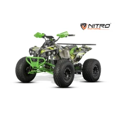 ATV electric NITRO EcoWarrior SPORT 1500W 60V 20Ah cu DIFERENTIAL, grafiti verde