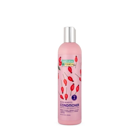 Balsam de par cu macese + vitamina B5 si cafeina, Seven Benefits, 400ml, Natura Estonica