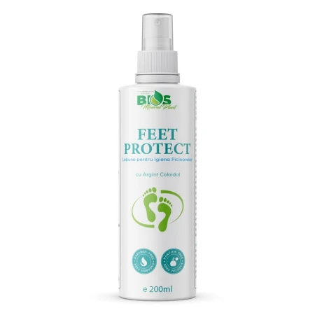 FEET PROTECT - Lotiune pentru Igiena Picioarelor, 200 ml, Bios Mineral Plant