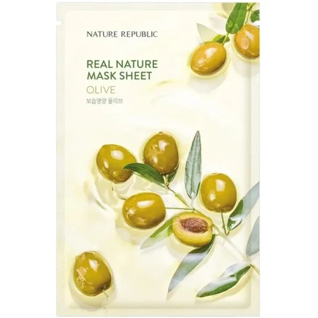 Masca hidratanta pentru fata cu masline, 23g, Nature Republic