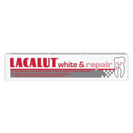 Pasta de dinti medicinala White Repair, 75ml, Lacalut