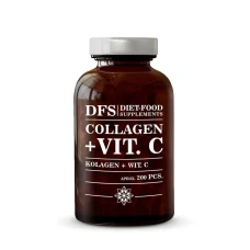 Colagen + Vitamina C, 200 capsule, Diet Food