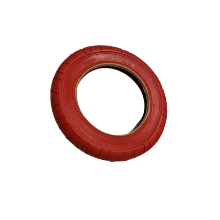 Anvelopa cauciuc Wanda P1 10inch pentru trotinetele electrice (Rosu)
