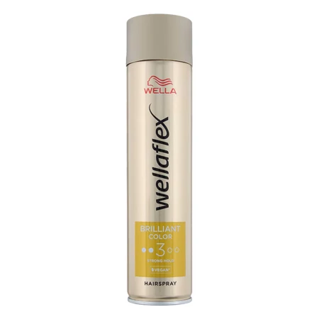 Fixativ cu grad de fixare 3 Brilliant Colours Extra Strong Wellaflex, 250ml, Wella