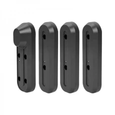 Set 4 capace de protectie sistem prindere roata fata si spate pentru trotineta electrica Xiaomi Mijia M365, negru