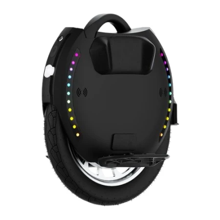 Monociclu electric KingSong 18XL, viteza maxima 50km/h, Autonomie 140km, Motor 2200W, iluminare RGB, Roata 18inch (Negru)