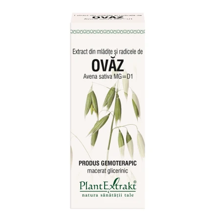 Extract din mladite si radicele de ovaz, 50ml, PlantExtrakt