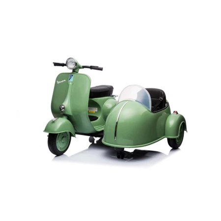 Scuter electric cu atasament Piaggio VESPA 150 VL1T 110W 12V 10Ah, culoare verde