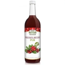 Suc de merisor pur bio, 750ml, Retter