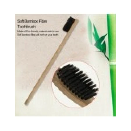 Periuta de Dinti, Eco, din Lemn si Fibre de Bambus, Biodegradabila