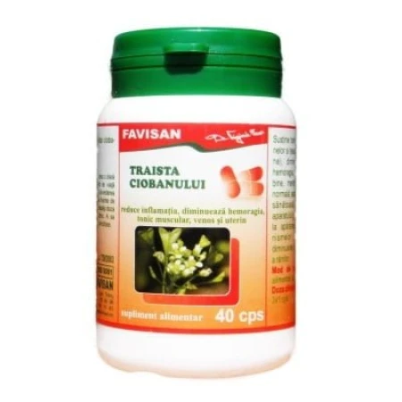 Traista Ciobanului, 40 cps, Favisan