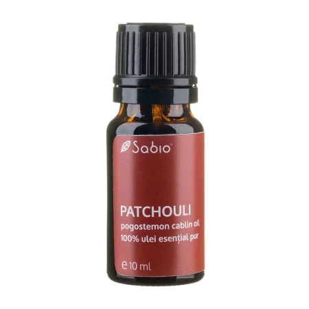 Ulei esential pur de Patchouli (pogostemon cablin oil), 10ml, Sabio