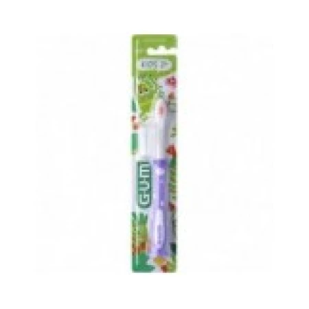 Periuta de Dinti pentru Copii, Gum, Kids, 2+ Ani, Maner Ergonomic, Culoare Mov