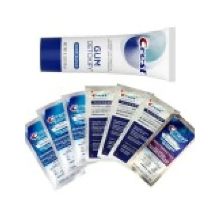 Set 7x Benzi Albirea Dintilor si Pasta de Dinti, Crest 3D White, Gum Detoxify, Rezultate Profesionale in 7 Zile