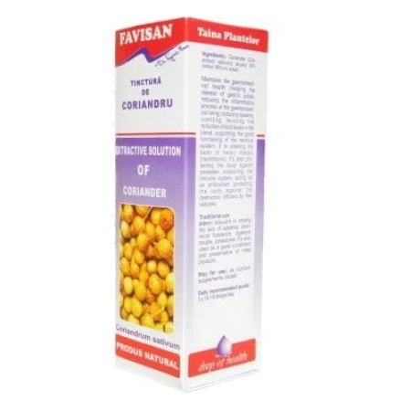 Tinctura Coriandru, 50 ml, Favisan