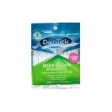 Set 100x Periute Interdentare, DenTek, cu Peri, Texturate, pentru Curatare in Profunzime, Aroma de Menta