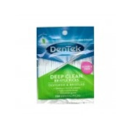 Set 100x Periute Interdentare, DenTek, cu Peri, Texturate, pentru Curatare in Profunzime, Aroma de Menta