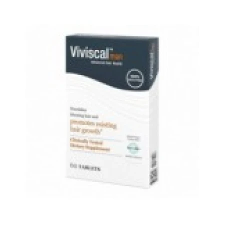 Supliment Alimentar, Viviscal, Advanced Hair Health for Men, Stimuleaza Cresterea Parului, pentru Barbati, 60 tablete