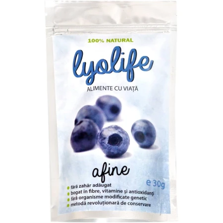 Afin fructe liofilizate, 30grame, Lifesense