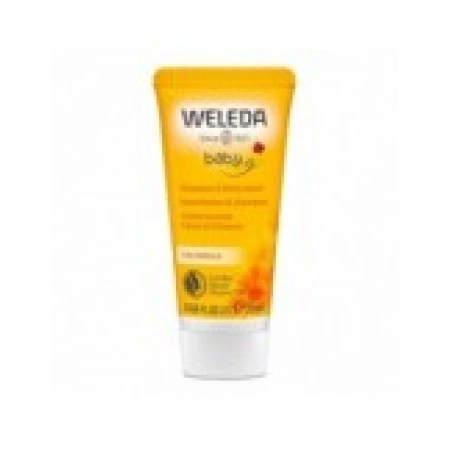 Sampon si Lotiune 2-in-1, Weleda, cu Galbenele, pentru Curatarea Delicata a Parului si Pielii, 20ml