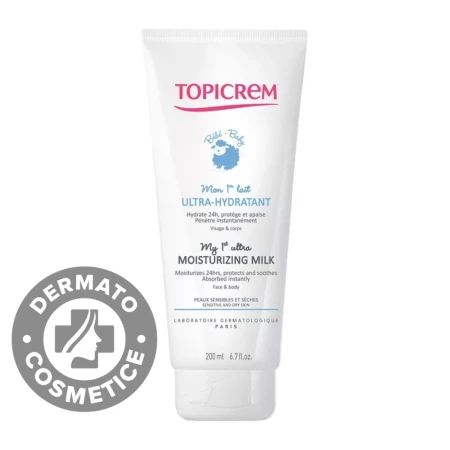 Lapte hidratant pentru fata si corp Baby, 200ml, Topicrem