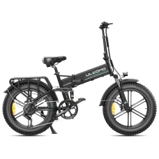 Bicicleta electrica pliabila Ulzomo Dunes 20 E-bike, 750W, 48V 16Ah, autonomie 120km, viteza maxima 40km/h**, Black, 20''