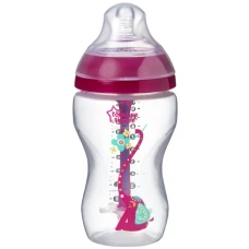 Biberon Advanced cu Sistem de Ventilatie Roz, 340ml, Tommee Tippee
