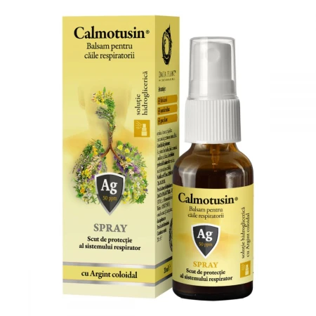 Calmotusin cu Argint Coloidal, spray, 20 mililitri, Dacia Plant